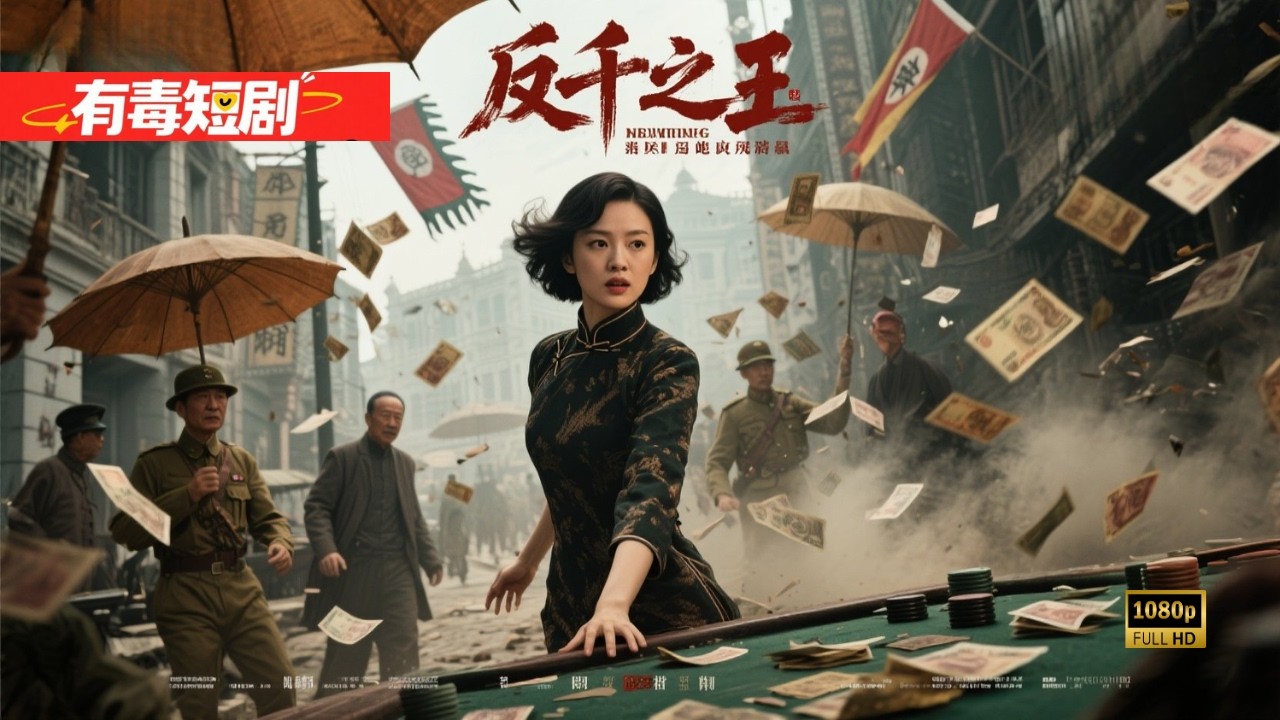 🕶️ 現代「反千之王」遭暗算，八字够硬幸运穿越民國却不料是局中局。聪明的周半月賭命破局：「諸位爺，牌九底下藏血書呢」 