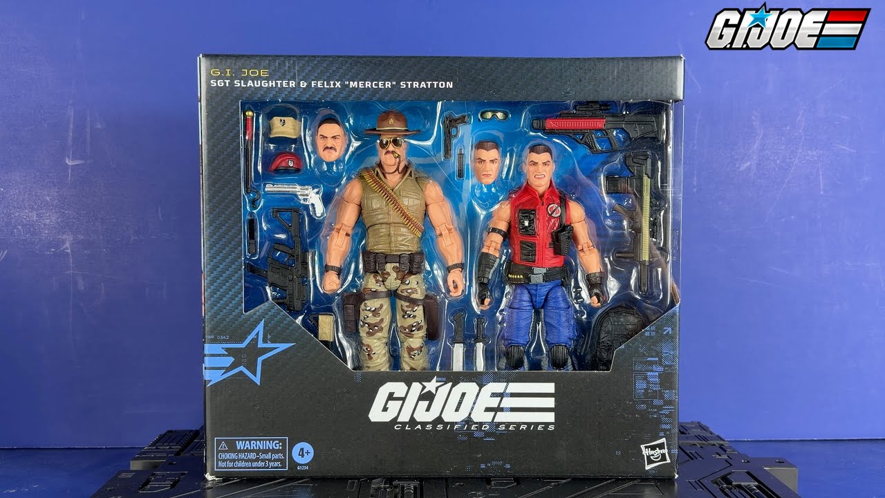 G.I. Joe Classified # 173 SGT. SLAUGHTER & MERCER REVIEW