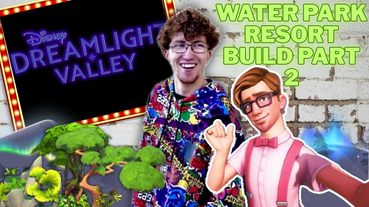 Building a Water Park Resort in the Wild Tangle Part 2 | Chill & Dreamlight & Chat