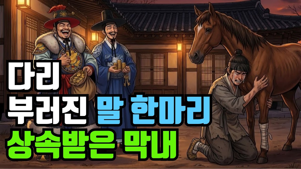 대상단의 주인, 막내아들에게 다리 부러진 말 한 마리만 남긴 눈물 나는 이유