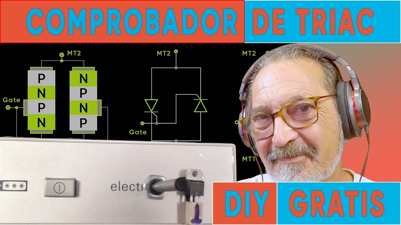 “DIY electrónico: comprobador de TRIAC casero en 5 minutos”