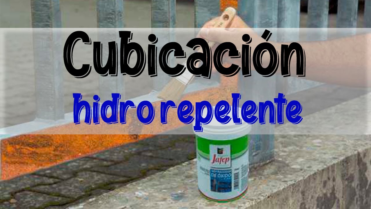 Cubicación de Pinturas e hidrorepelentes