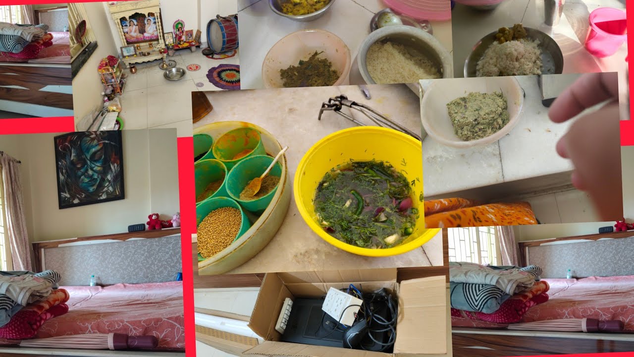 সকাল ৯⏰থেকে দুপুর ⏰৩ তিনটে পর্যন্ত আমি সংসারের কাজকর্মগুলো যেভাবে করি🥰 জীবনে 🐠শুটকি মাছ প্রথম করলাম