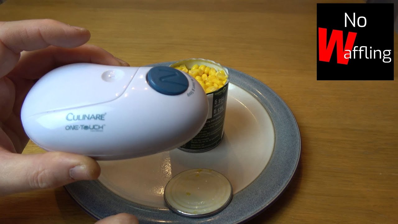 Culinare One Touch Electric Can Opener - A Beginners Guide on How to Use
