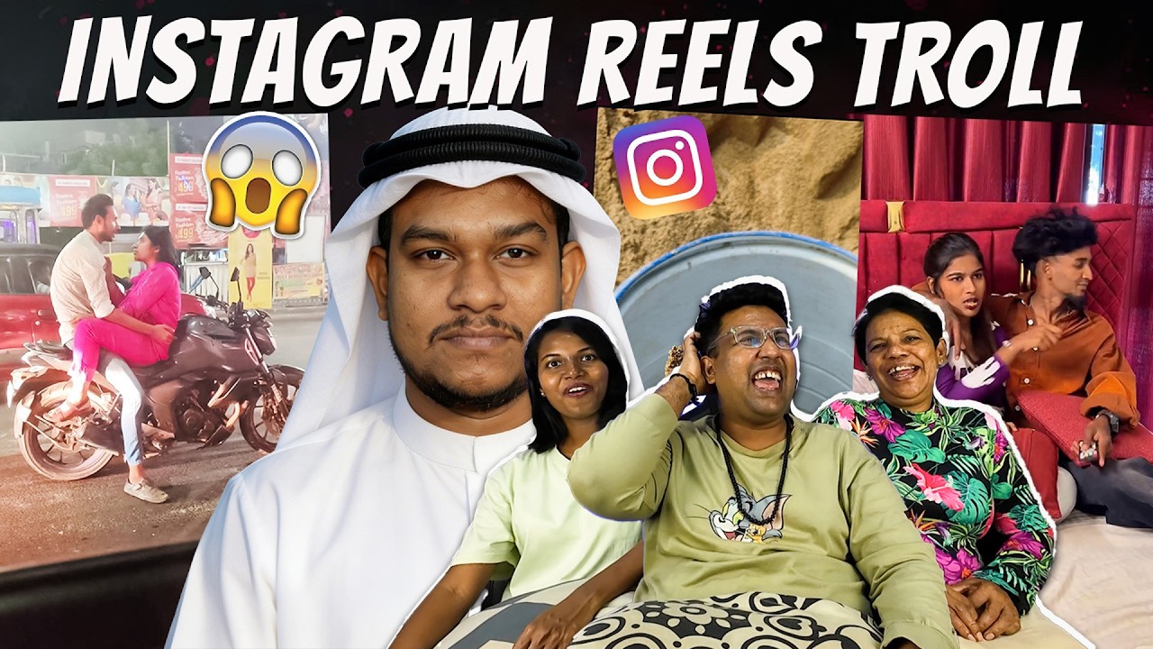 Instagram CRINGE Reels Troll Reaction 😂 | Ramstk Family@EmptyHandAjithsri