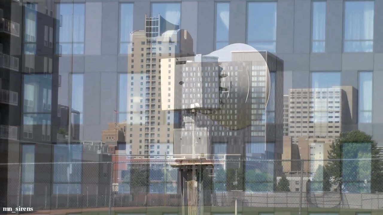 Federal Signal 2001-SRNB Siren Test - Full Alert - Rochester, Minnesota