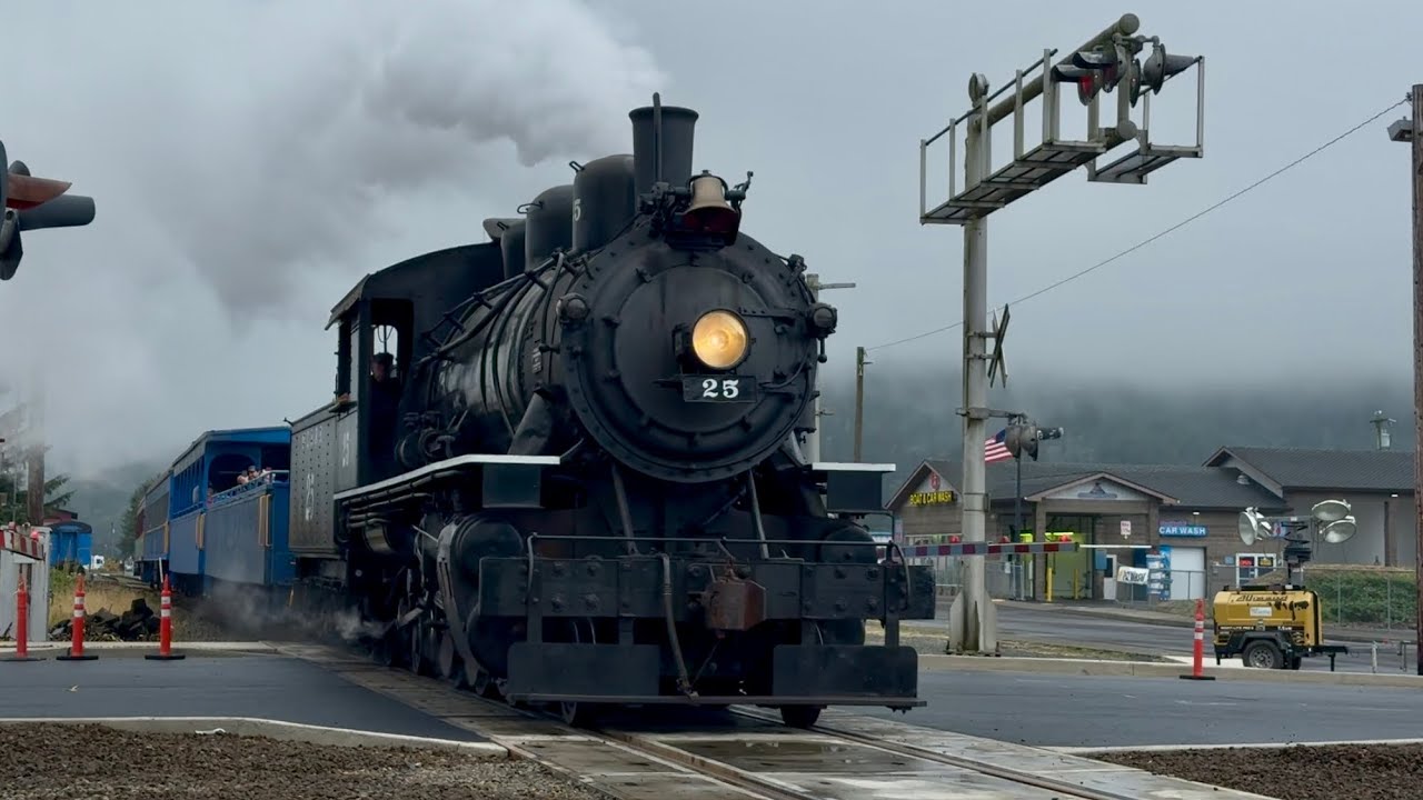 Oregon Coast Scenic Railroad 25: McCloud Steam On The Tillamook Branch
