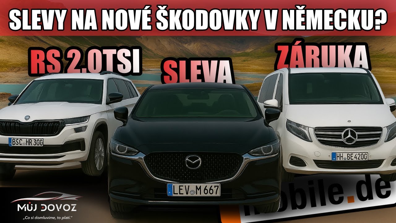 Neuvěřitelné slevy! - 400 tisíc a Mazda 6 2.5 + Škoda Kodiaq RS a Mercedes V 300d 4 matic.