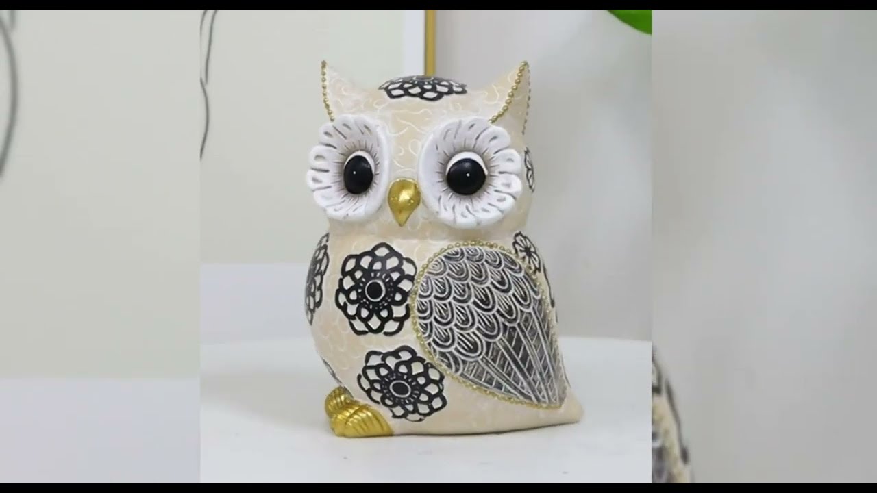 Owl Figurines Adorable Owl Decor - TIPGOUP