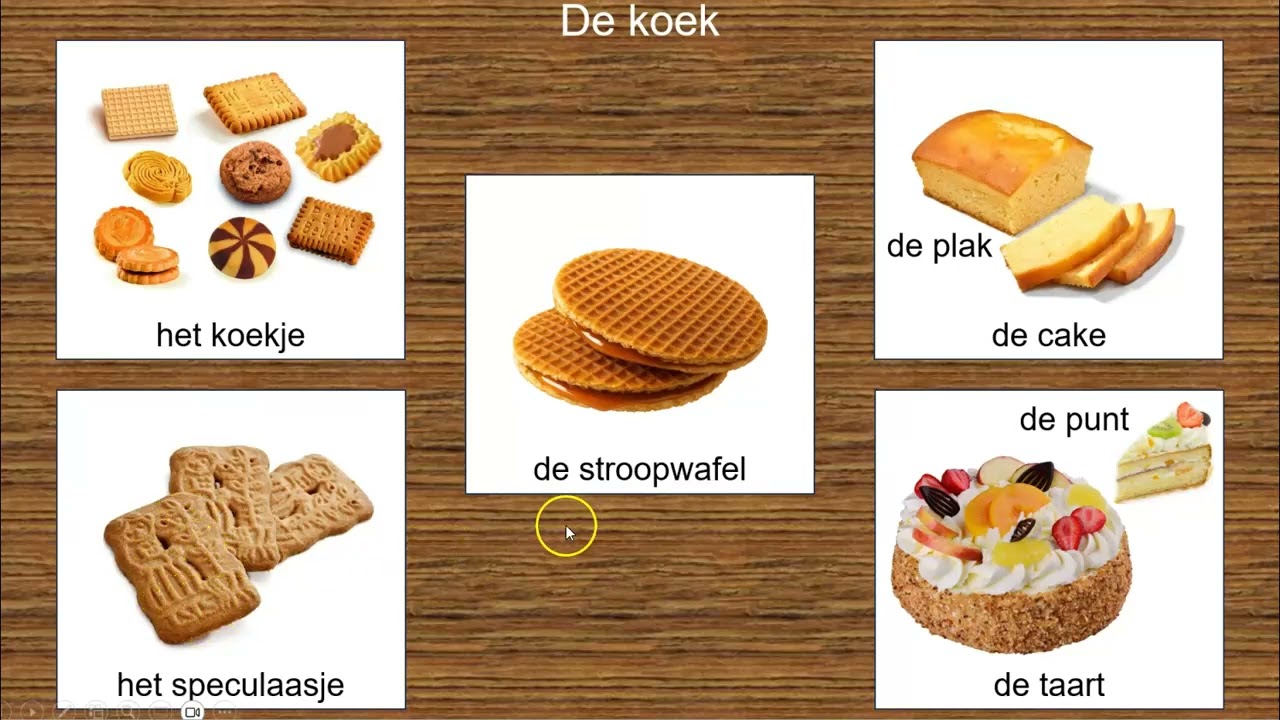 Eten NT2 het snoep en de koek
