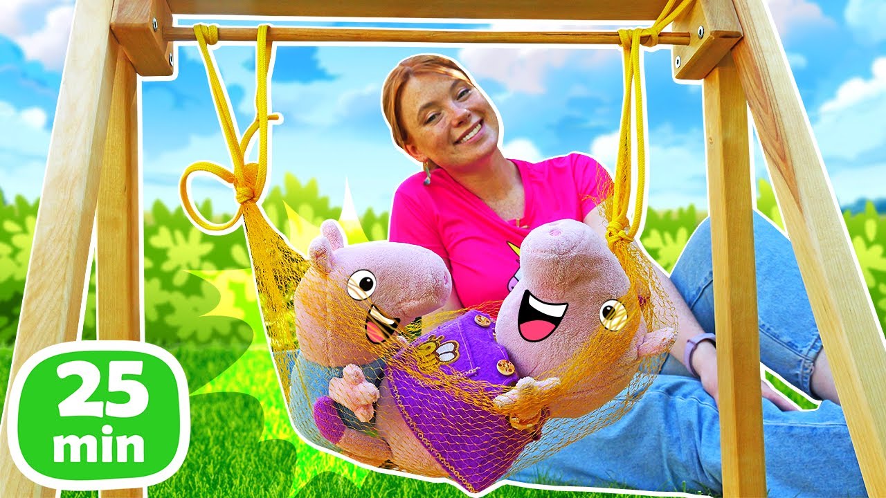 Peppa Wutz und Irene Kompilation - 4 Folgen am Stück. Spielzeug Videos für Kinder auf Deutsch