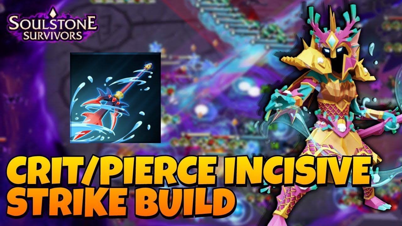 This Myrmidon Crit/Pierce Insicive Strike Build Melts The Void King | Soulstone Survivors