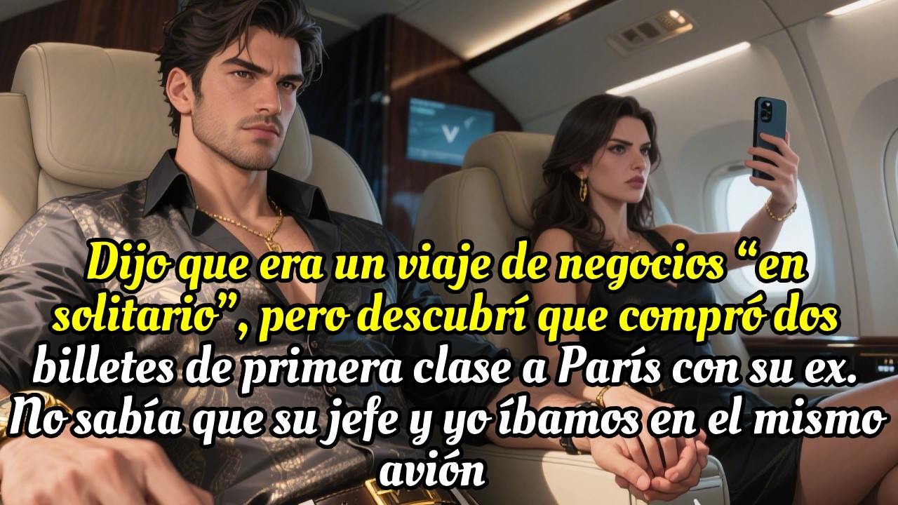 Mi marido llevó a su ex a París… no sabía que yo iba en el mismo vuelo… con su jefe…