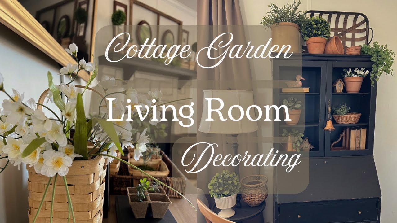 Cottage Farmhouse Garden Style Decorating | Summer Decorating 2025 | Maximalist Decorating