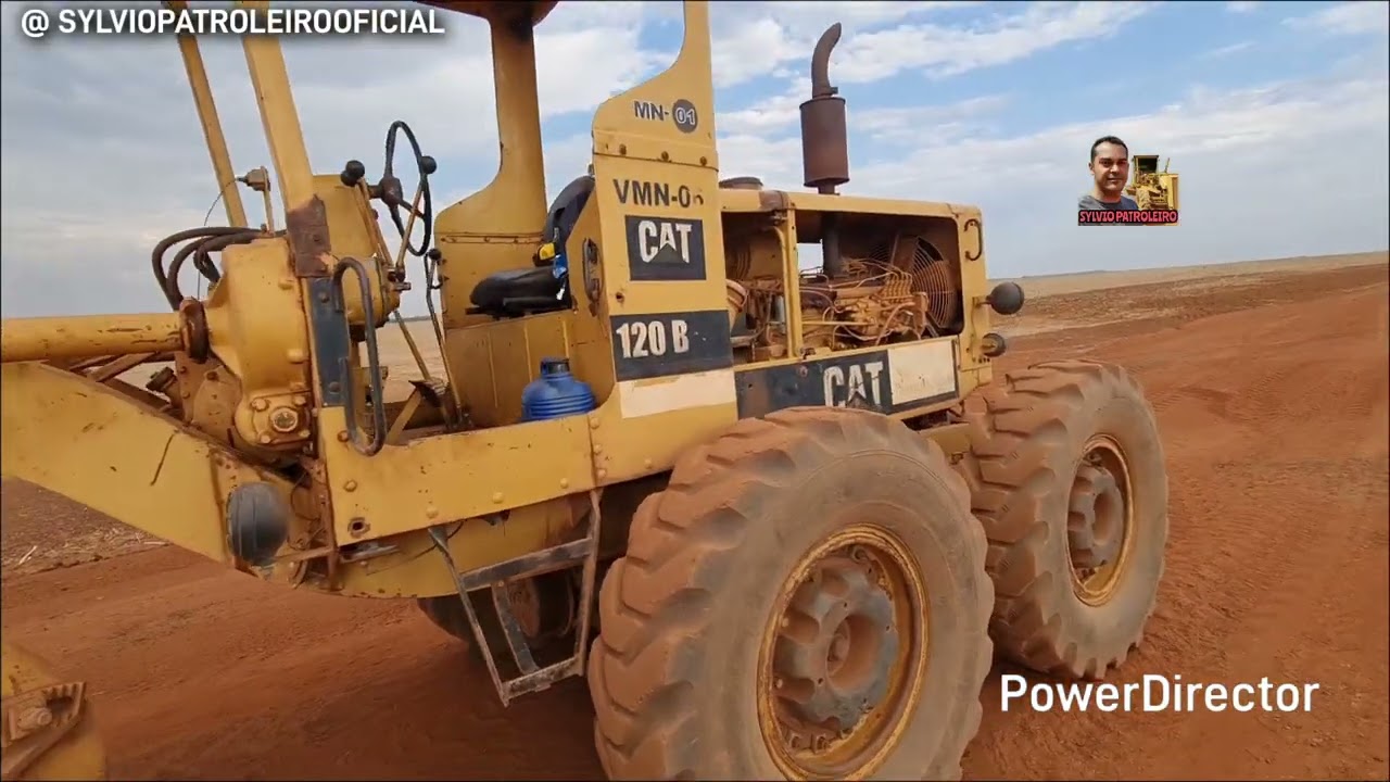 MAIS DETALHES DA 120B / FEITICEIRA / Motoniveladora caterpillar grader niveleuse patrola operador 