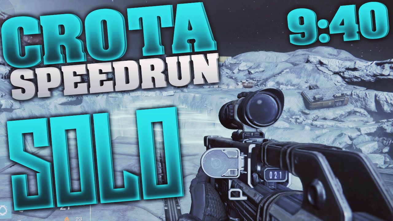 Crota Speed Run Solo 