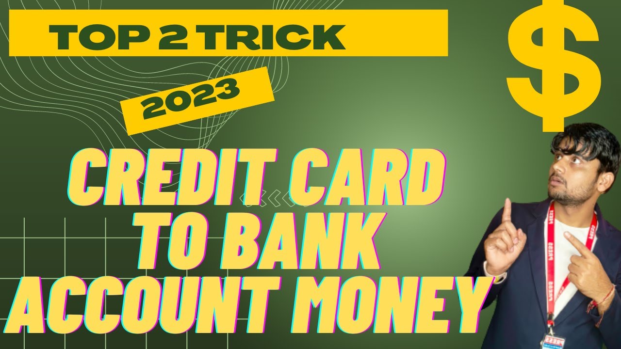 Top 2 Trick Credit Card To Bank Account money transfer! Banking points! New Application to Bank!