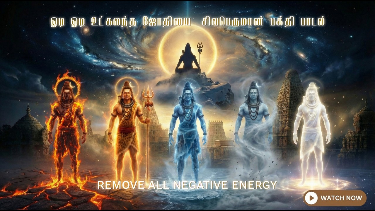 ஓடி ஓடி உட்கலந்த ஜோதியை | சிவபெருமான் பக்தி பாடல் | Tamil Devotional |  Meditation song