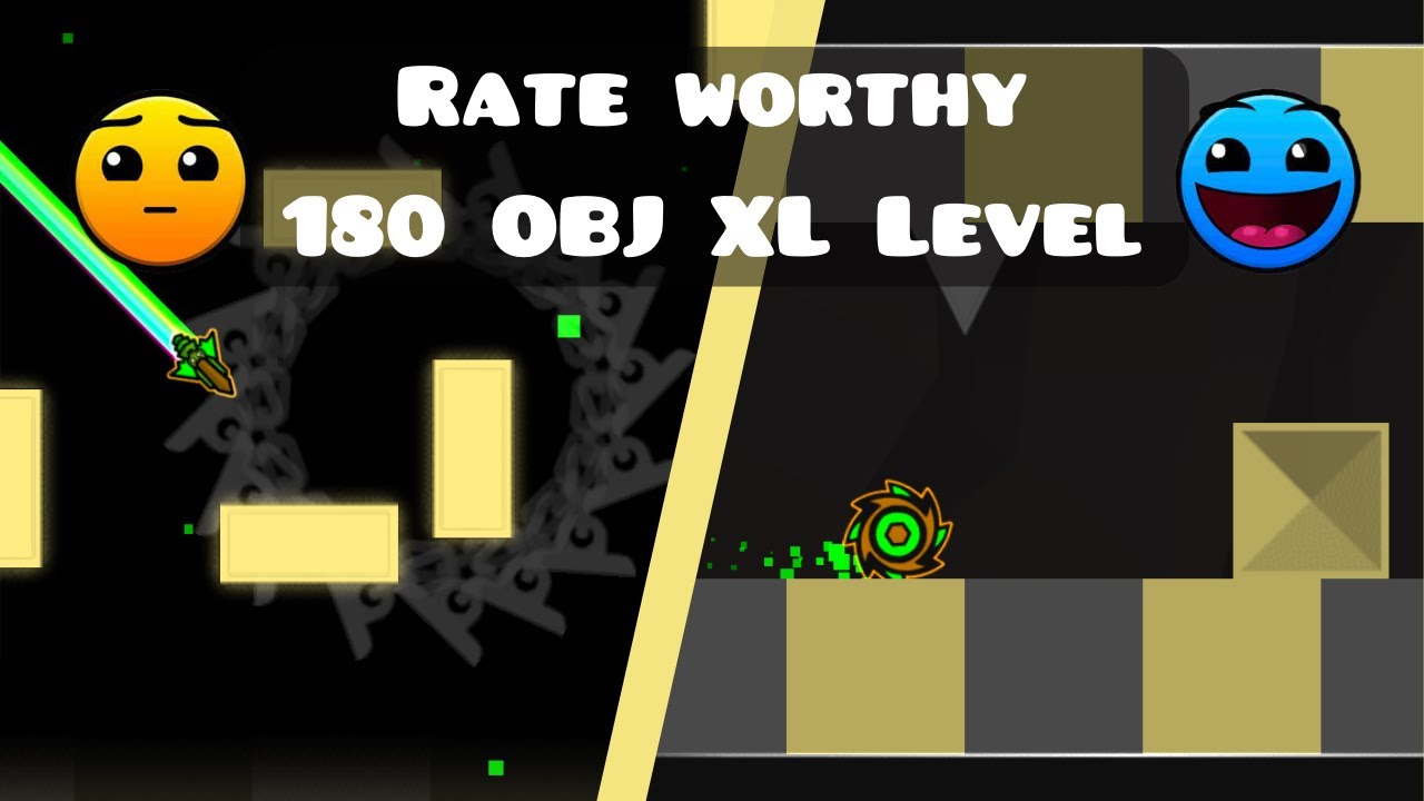 How I Made an XL Geometry Dash Level With 180 Objects