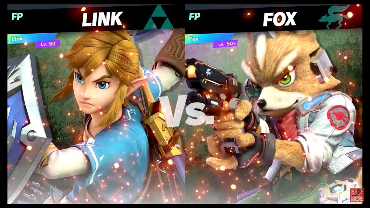 Super Smash Bros Ultimate Amiibo Fights – Link vs the World #7 Link vs Fox