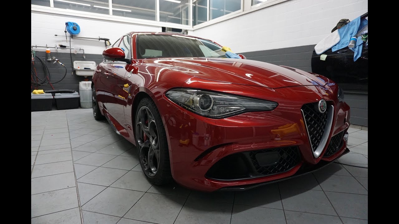 Alfa Romeo Giulia Quadrifoglio 510PS Detailing / Glosslevel Overkill mit Coating 1