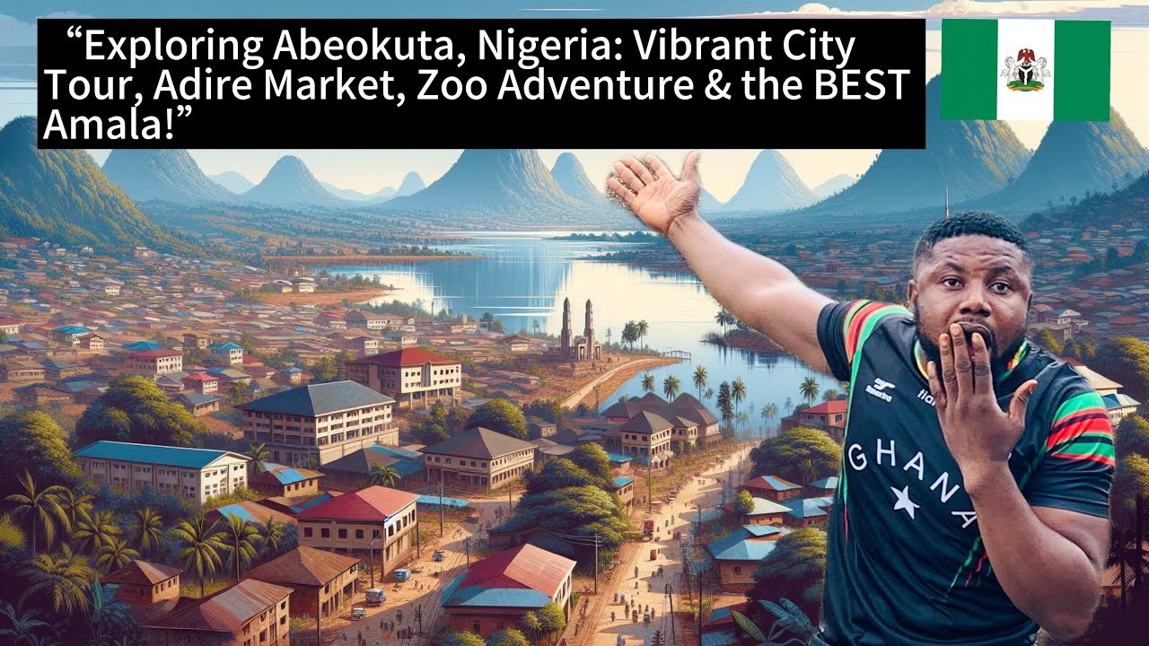 “Exploring Abeokuta, Nigeria: Vibrant City Tour, Adire Market, Zoo Adventure & the BEST Amala!”