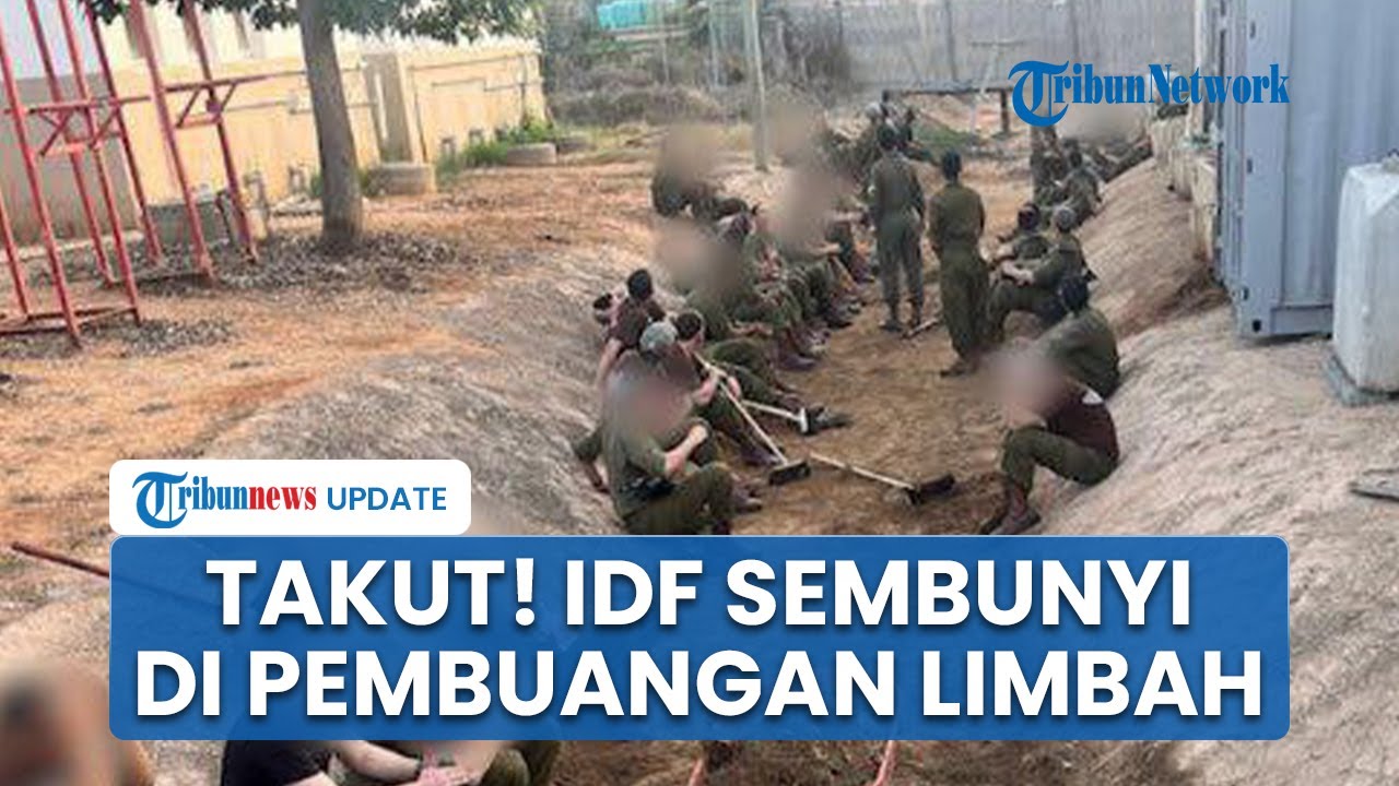 Markas Karmiel Diserang! Puluhan Tentara Israel Ketakutan, Sembunyi di Pembuangan Limbah