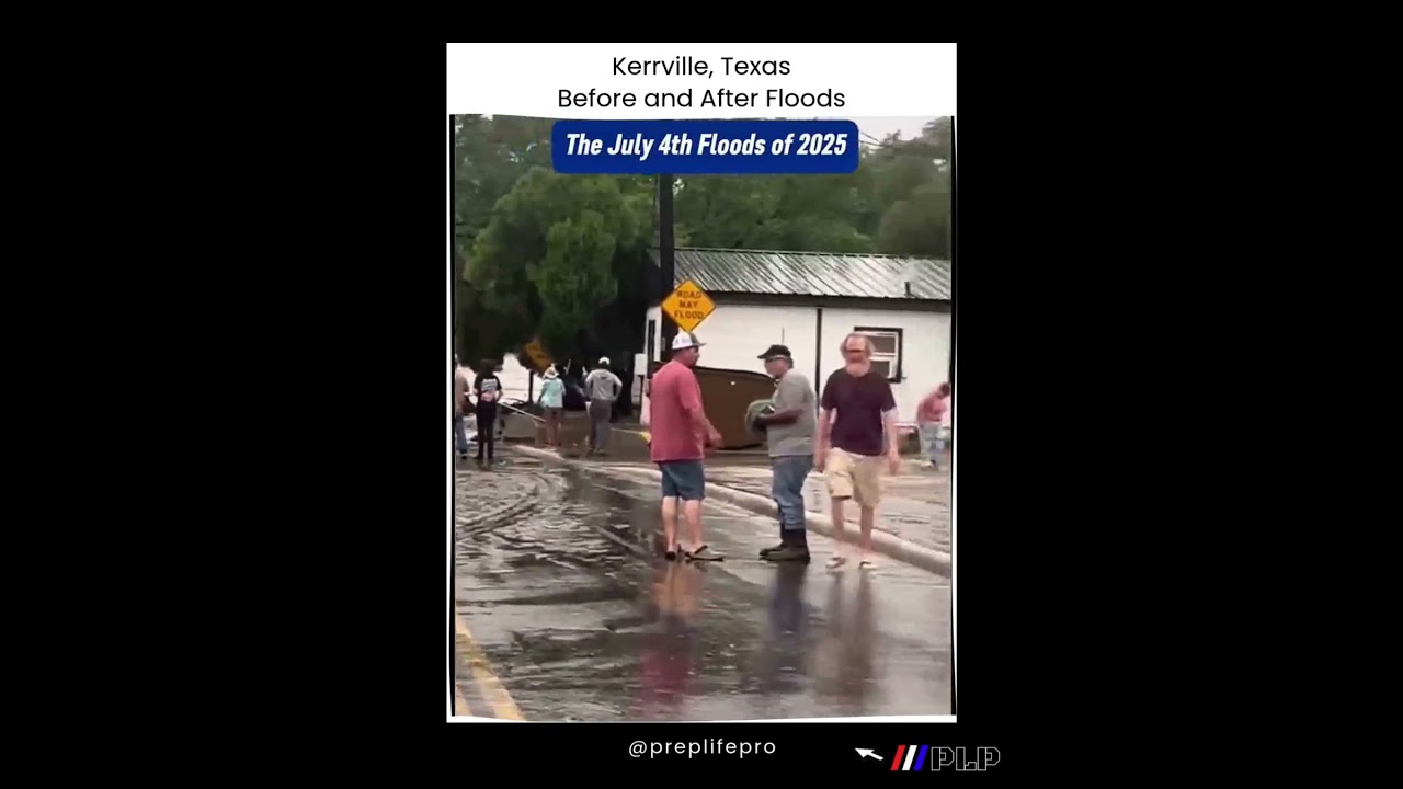 Kerrville Texas Flood Before and After July 2025