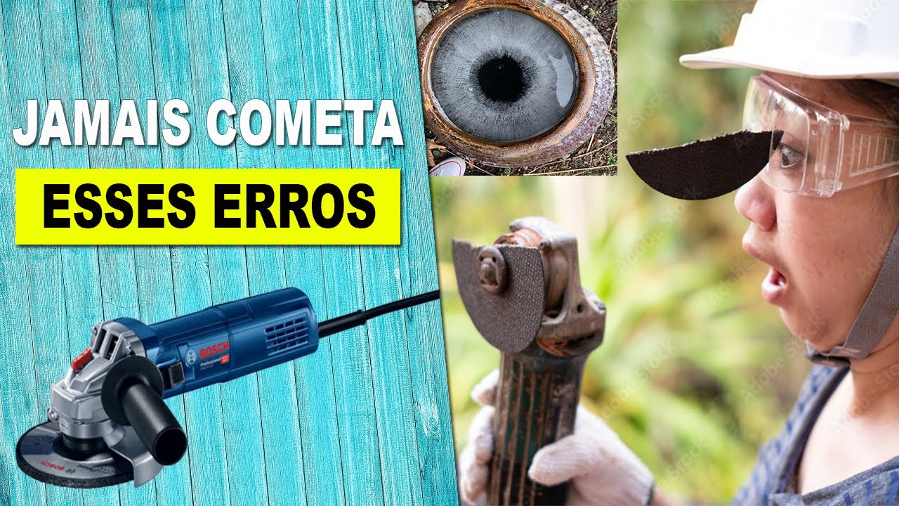 Como usar uma Esmerilhadeira CORRETAMENTE! JAMAIS faça isso com a sua ESMERILHADEIRA.