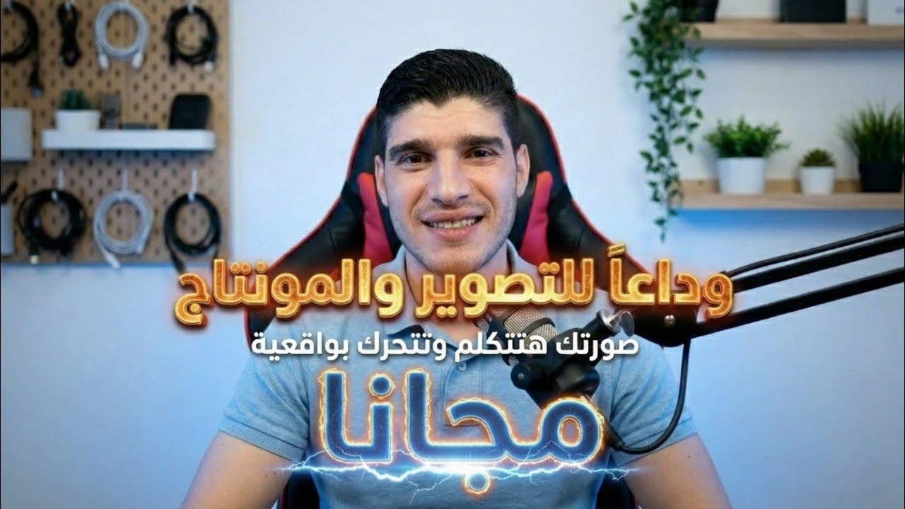 وداعاً للكاميرا والمونتاج.. صورتك الشخصية ستتحدث بالذكاء الإصطناعي بواقعية مطلقة مجاني %100