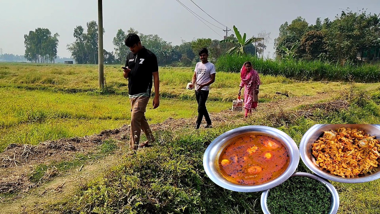 আজকে ভক্ত আর অনিমার সাথে আমার ছেলে কই গেল//সাধুর খেত শাক আনতে গেলাম