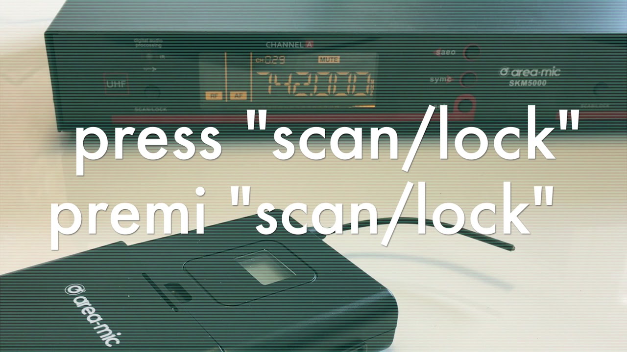 area-mic SKM 5000 wireless microphones - tutorial