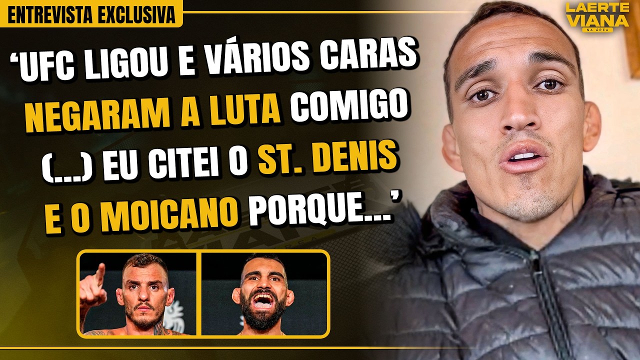 EXCLUSIVO! CHARLES DO BRONX RESPONDE DESAFIO DE MOICANO E DESABAFA SOBRE CANCELAMENTO DE LUTA NO UFC