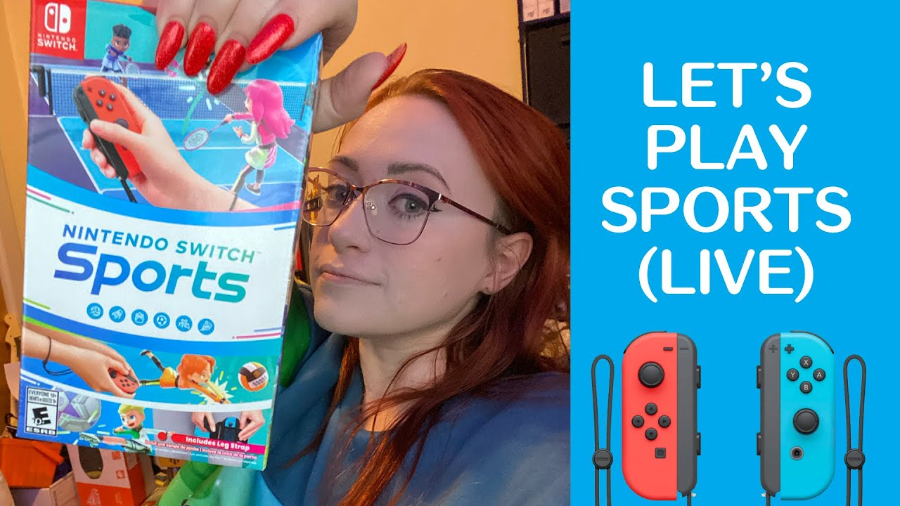 SWITCH SPORTS Launch Day!! Playing all the sports & honest first impressions of online gameplay