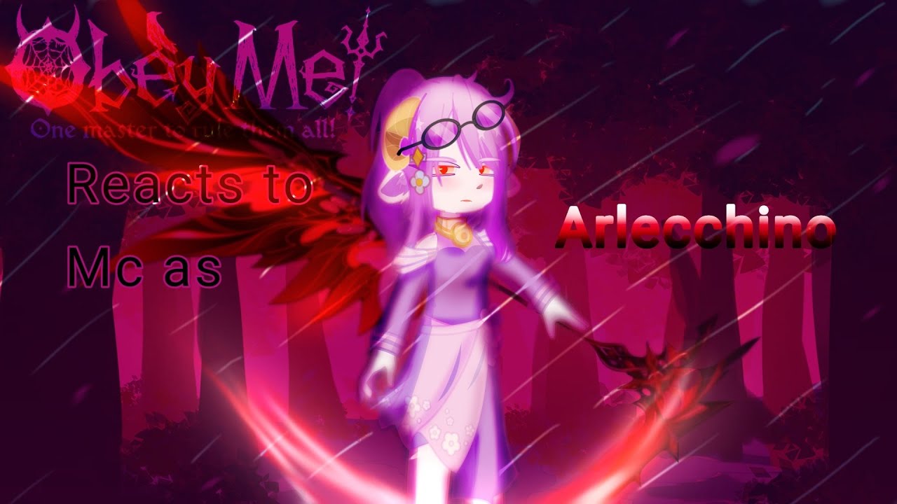 Obey me! reacts to F!Mc as Arlecchino (Speed 2X)