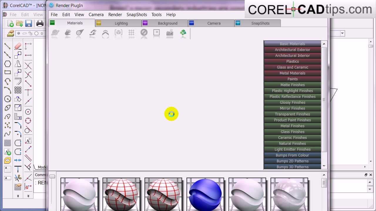 CorelCAD - Creating a 3d floor plan