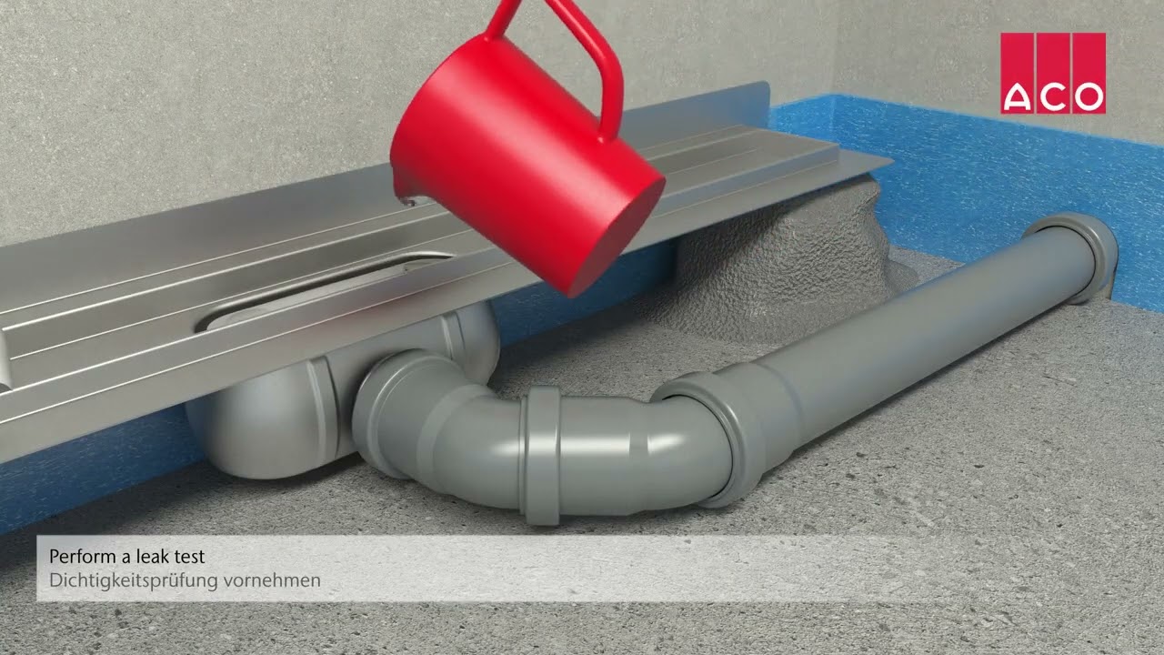 ACO ShowerDrain C –  rigolă de duș cu design compact