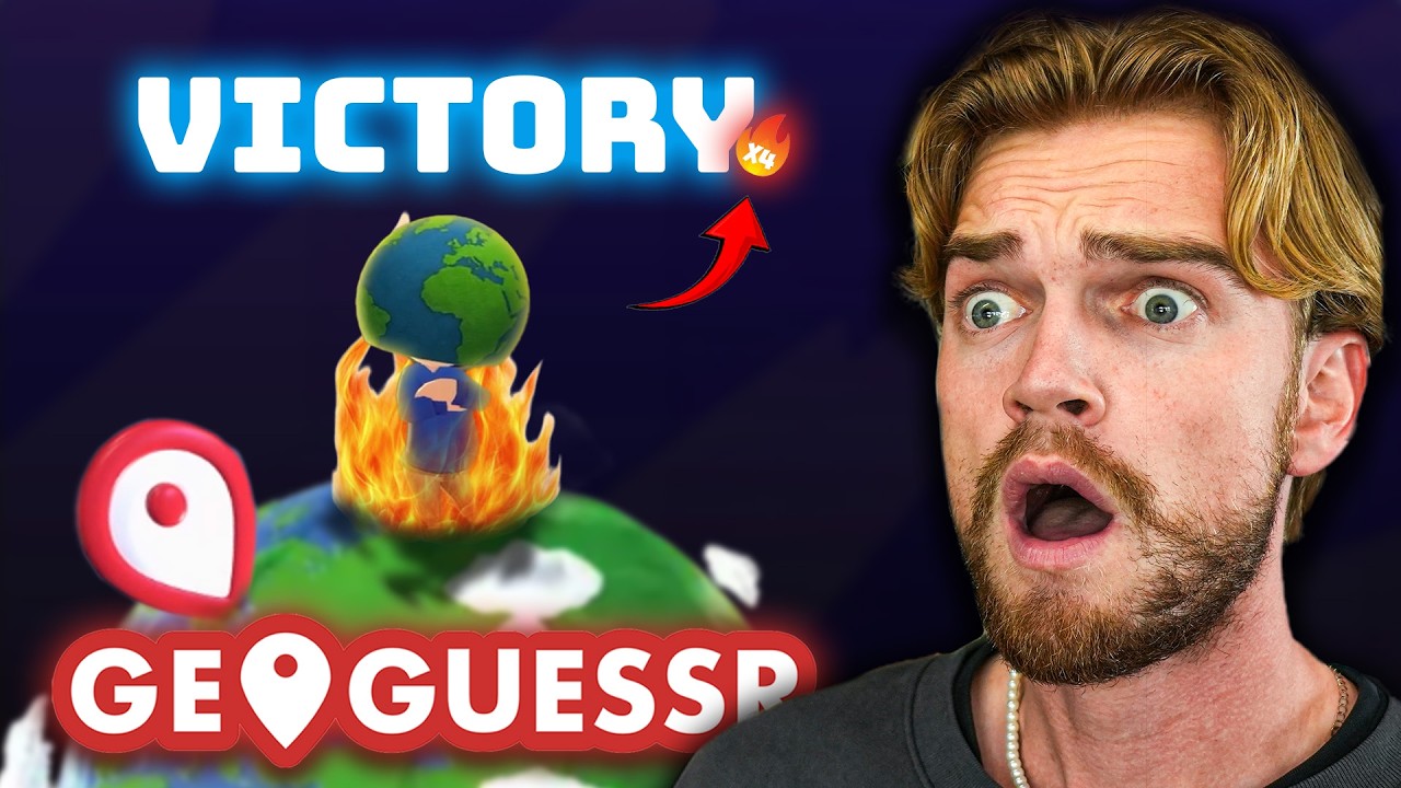 IK ben weer ON FIRE in GEOGUESSR!