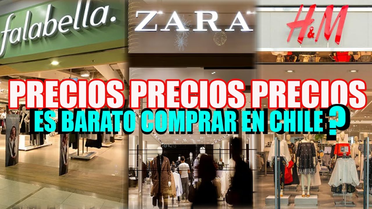 CONVIENE COMPRAR en CHILE? ZARA - FALABELLA - H&M - TIENDA PARIS -COSTANERA MALL - #chile #precios