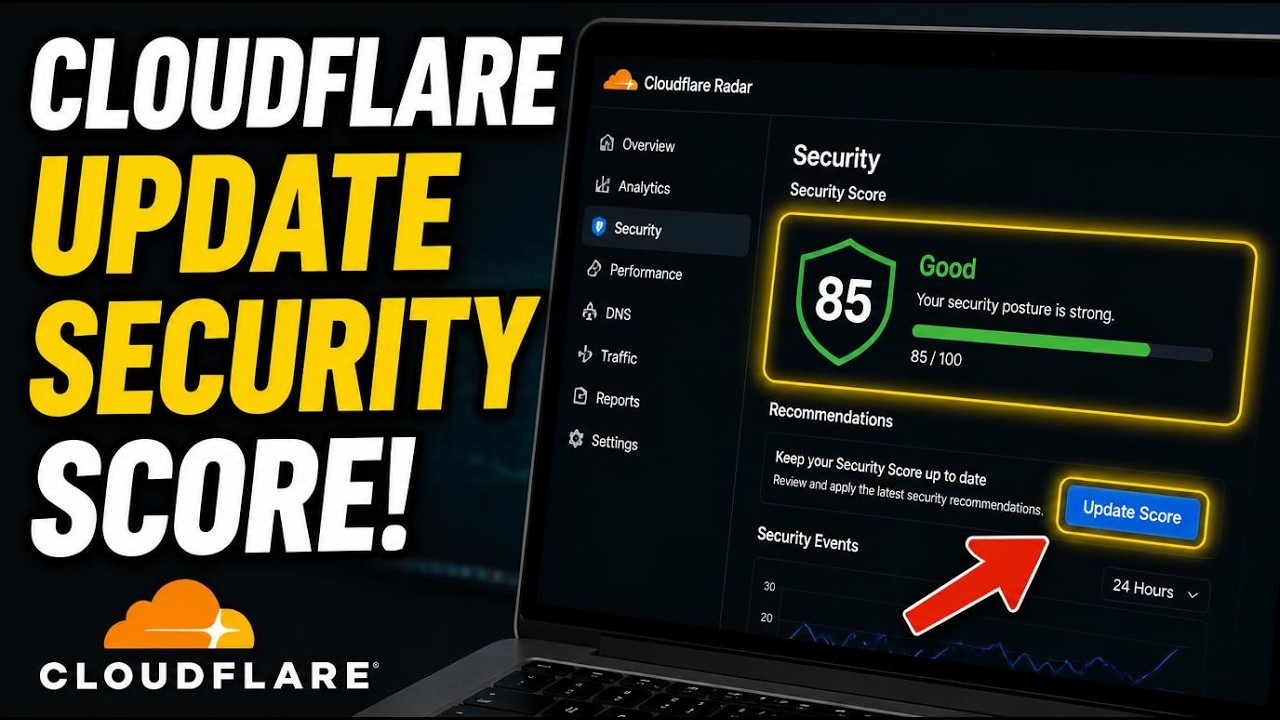 How to update Security Score in Cloudflare Radar or dashboards - Quick Tutorial