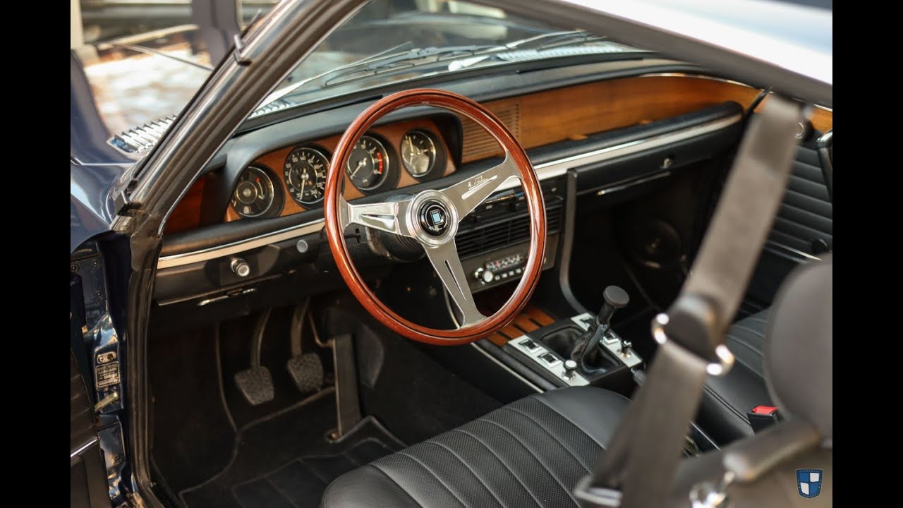 Driving the '72 Nachtblau BMW 3.0 CSi - Available at Oldenzaal Classics