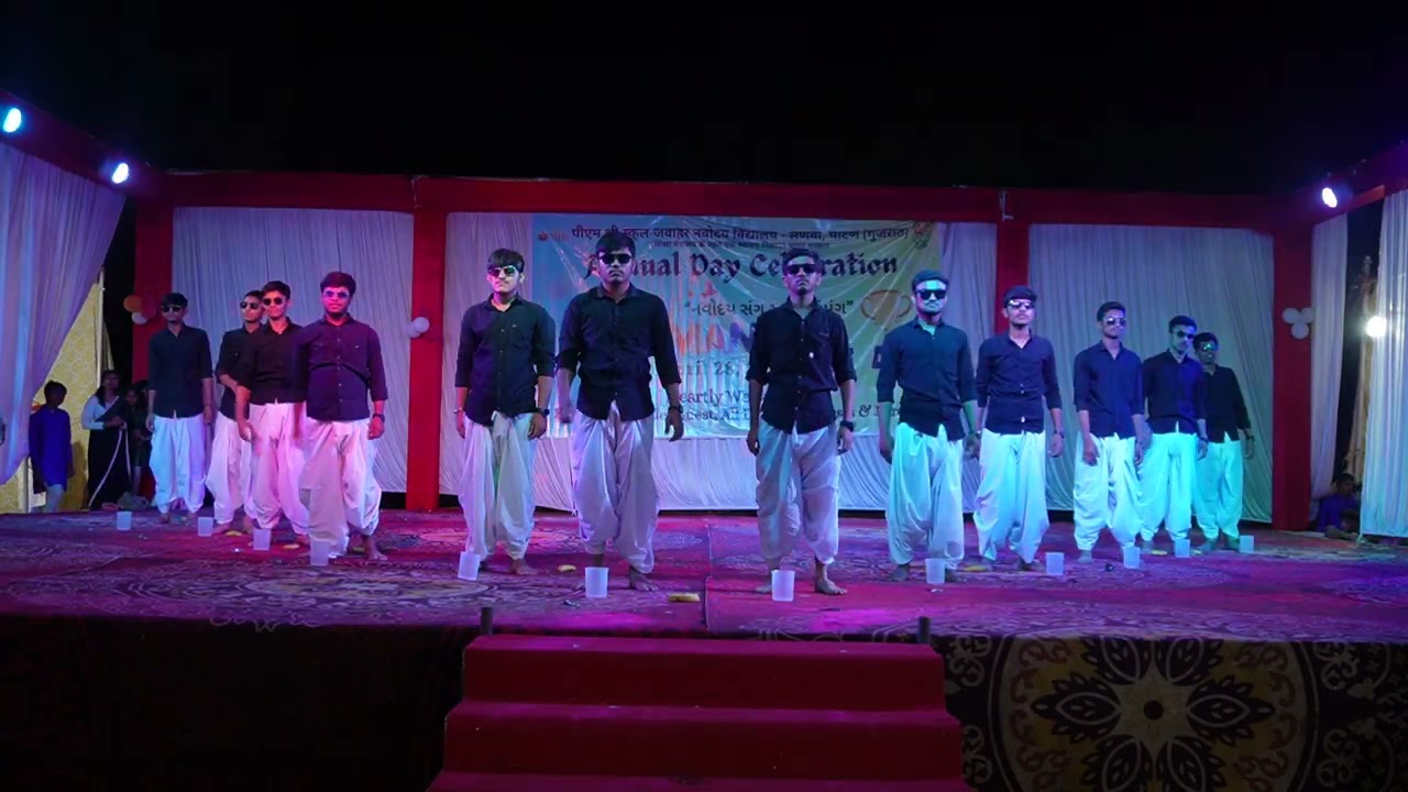 #Best Lazy Dance Boys #Annual function 28 April 2024 #Jnv Patan Gujarat