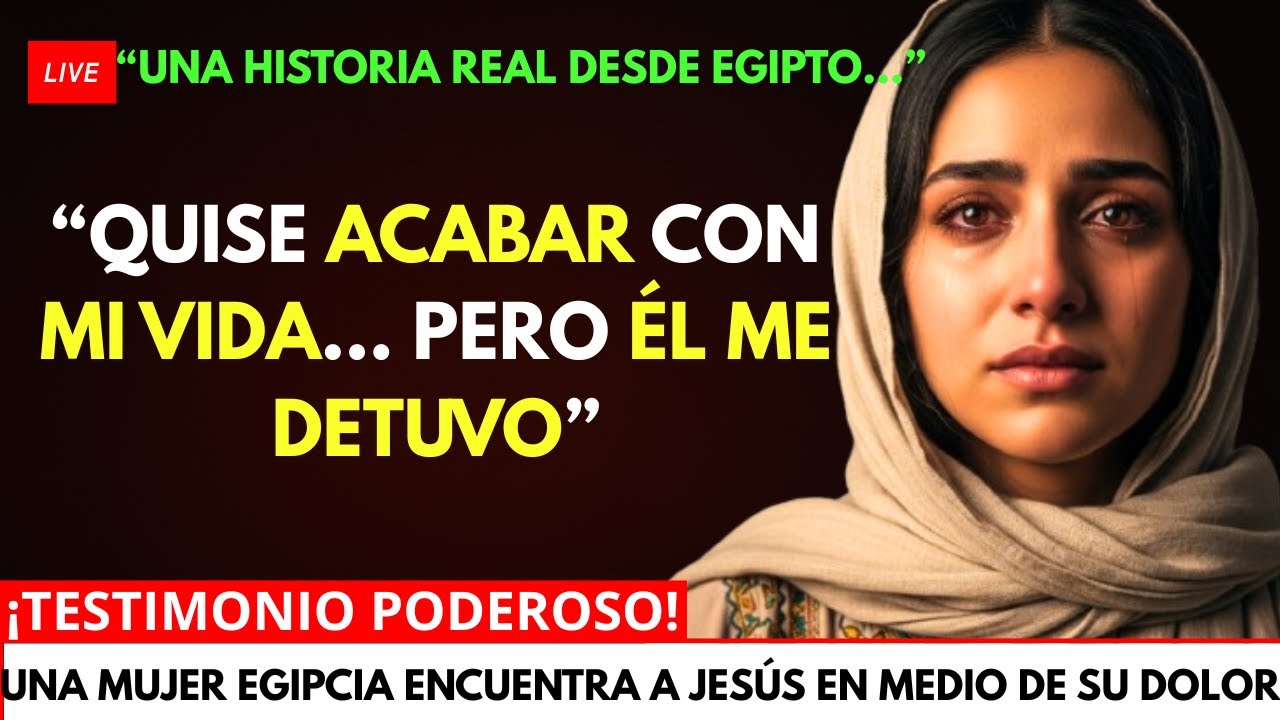Vi al Hombre de blanco cuando iba a acabar con mi vida – Testimonio real desde Egipto