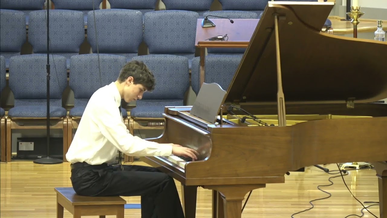 Frances Poulenc, Trois Preludes Pour Piano: Hymne