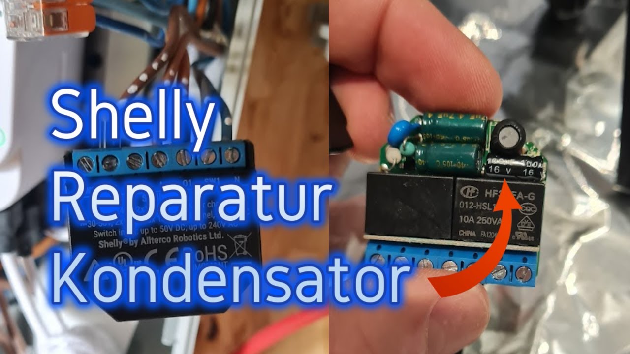 Shelly Defekt ? Reparatur Kondensator tausch DIY
