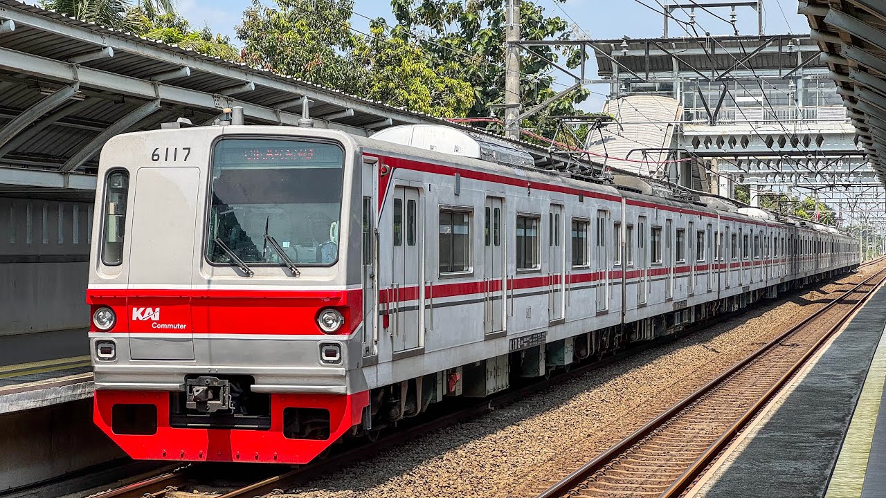 Kumpulan Kereta Api KRL di Stasiun Telaga Murni Spesial Arus Mudik Lebaran 2026! TM 6000, CC 206!