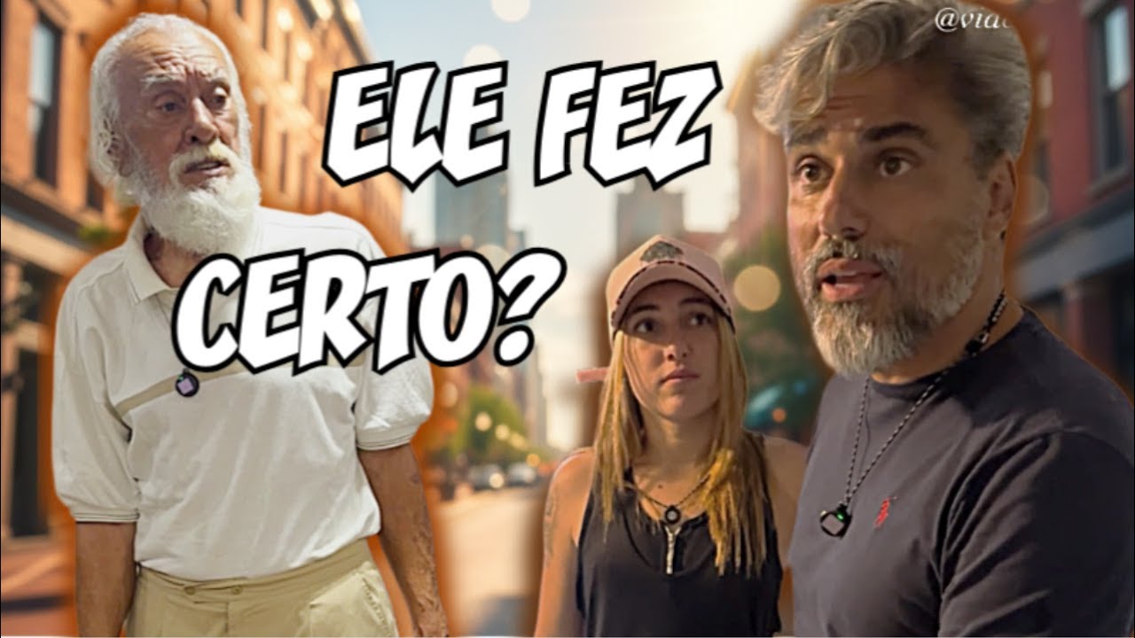 O Pai interveio na discussão do filho e da nora!