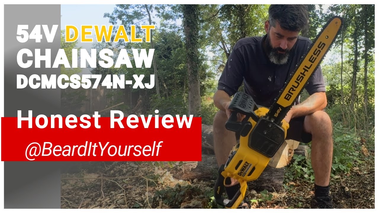 This 54V DeWalt Chainsaw ! | DCMCS574N-XJ Honest Review  #dewalt #chainsaw 