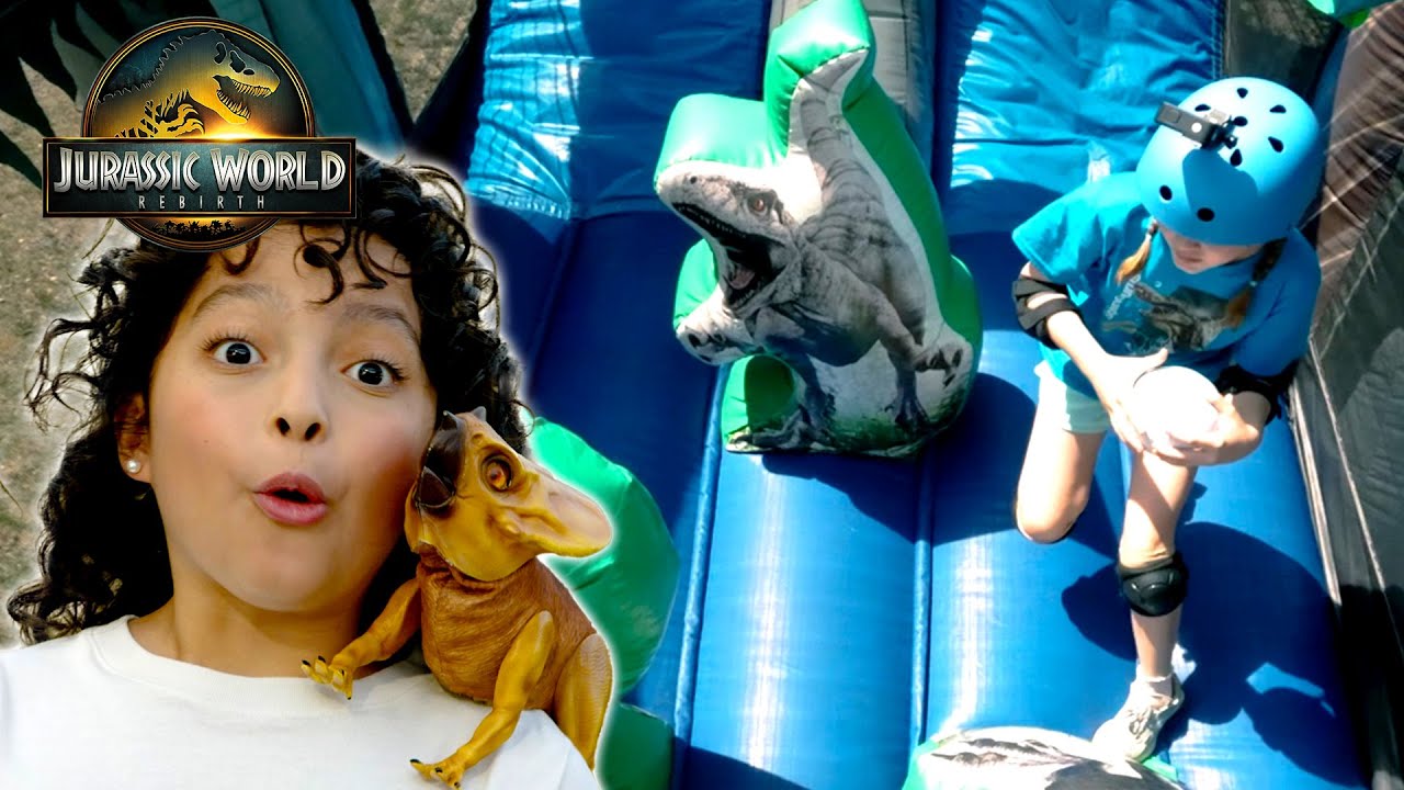 Dinosaur Egg Obstacle Course! | Jurassic World Rebirth Tournament of CHOMP-IONS