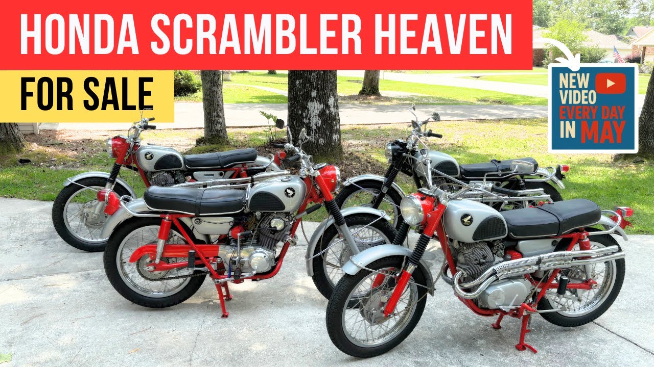 Vintage Honda Scramblers – You Won’t Believe This Collection